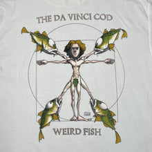 Load image into Gallery viewer, Early 00's WEIRD FISH "The Da Vinci Cod" Movie Parody Spellout Graphic T-Shirt