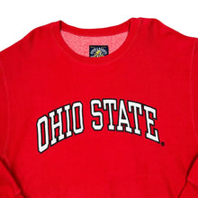 Load image into Gallery viewer, Early 00's Steve & Barry's NCAA OHIO STATE BUCKEYES Embroidered College Spellout Heavyweight Crewneck Sweatshirt