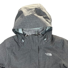 Load image into Gallery viewer, THE NORTH FACE TNF HyVent Fleece Lined Grey Hooded Jacket