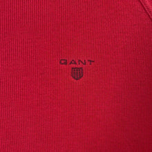 Load image into Gallery viewer, GANT Classic Embroidered Mini Logo Red 1/4 Zip Pullover Knit Sweater Jumper