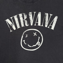 Load image into Gallery viewer, Paul Mark x NIRVANA Classic Logo Spellout Alternative Rock Grunge Band T-Shirt