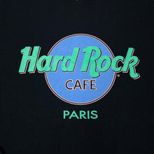 Load image into Gallery viewer, Vintage 90's HARD ROCK CAFE "Paris" Souvenir Logo Spellout Graphic Crewneck Sweatshirt