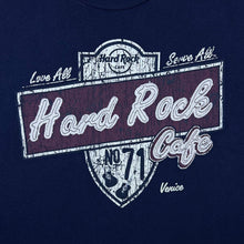 Load image into Gallery viewer, Hard Rock Cafe "Venice" Embroidered Souvenir Graphic Navy Blue T-Shirt