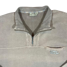 Load image into Gallery viewer, Early 00's WEIRD FISH Mini Logo Light Brown Beige 1/4 Zip Pullover Sweatshirt