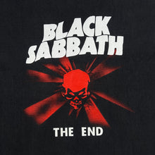 Load image into Gallery viewer, In The Dark BLACK SABBATH "The End" Graphic Spellout Heavy Metal Hard Rock Band T-Shirt