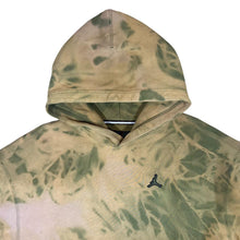 Load image into Gallery viewer, Early 00's AIR JORDAN Classic Embroidered Mini Logo Custom Tie Dye Pullover Hoodie