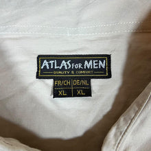 Load image into Gallery viewer, ATLAS FOR MEN Cowboy Western Pearl Snap Popper Cream Long Sleeve Shirt