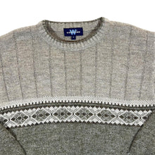 Load image into Gallery viewer, Vintage ANTARTEX Weekend Grandad Patterned Acrylic Wool Alpaca Knit Jumper