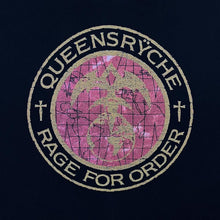 Load image into Gallery viewer, Queensryche "Rage For Order" Glam Heavy Metal Music Band Black T-Shirt