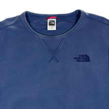 Load image into Gallery viewer, THE NORTH FACE TNF Classic Embroidered Mini Logo Blue Crewneck Sweatshirt