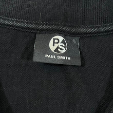 Load image into Gallery viewer, PAUL SMITH Classic Embroidered Mini Logo Black Pink Short Sleeve Polo Shirt