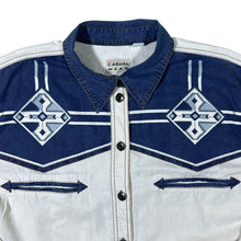 Load image into Gallery viewer, Vintage Casual Wear Cowboy Western Aztec Pattern Long Sleeve Cotton Shirt