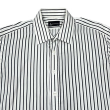 Load image into Gallery viewer, AQUASCUTUM Classic Striped Long Sleeve Formal Dress Cotton Shirt