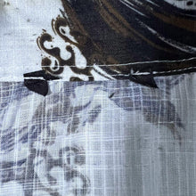 Load image into Gallery viewer, Gothic Y2K Tiger All-Over Print Open Collar White Short Sleeve Shirt