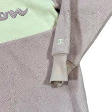 Load image into Gallery viewer, CHAMPION Embroidered Big Spellout Panel Fleece Pullover Hoodie