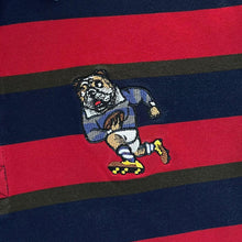 Load image into Gallery viewer, COTTON TRADERS Multi Striped Rugby Bulldog Long Sleeve Rugby Polo Shirt