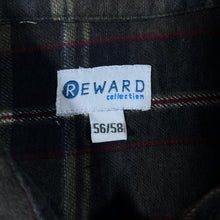Load image into Gallery viewer, Vintage Reward Plaid Check Cropped Short Sleeve Cotton Flannel Shirt