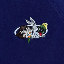 Load image into Gallery viewer, Vintage Warner Bros. Looney Tunes Embroidered Bugs Taz Marvin Ringer T-Shirt