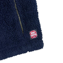 Load image into Gallery viewer, KAMA Fair Isle Icelandic Nordic Ski Pattern Trim Deep Pile Zip Fleece Sweatshirt