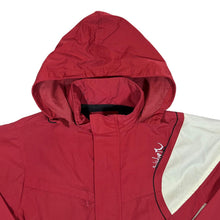 Load image into Gallery viewer, Early 00's QUIKSILVER Colour Block Red Hooded Snowboarding Ski Windbreaker Jacket