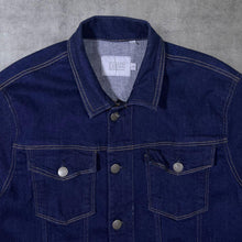 Load image into Gallery viewer, Vintage Williams & Brown Dark Blue Denim Trucker Jacket