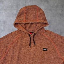 Load image into Gallery viewer, Nike Classic Embroidered Mini Logo Burnt Orange Flecked Pullover Hoodie