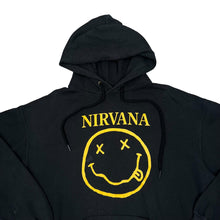 Load image into Gallery viewer, NIRVANA Classic Logo Spellout Alternative Rock Grunge Band Pullover Hoodie