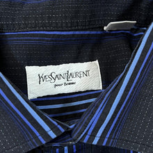 Load image into Gallery viewer, Early 00's YVES SAINT LAURENT YSL Mini Logo Multi Striped Long Sleeve Shirt