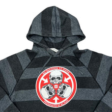 Load image into Gallery viewer, THIRTY SECONDS TO MARS "A Beautiful Lie" 2007/08 UK Tour Emo Alternative Rock Band Striped Pullover Hoodie