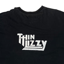 Load image into Gallery viewer, Early 00’s THIN LIZZY Phil Lynott Hard Rock Band Spellout Graphic T-Shirt
