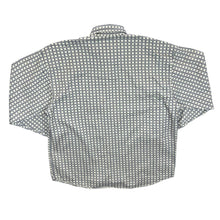 Load image into Gallery viewer, Vintage American Style Gear Patterned Check Western Style Popper Long Sleeve Shirt