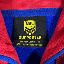 Load image into Gallery viewer, NRL NEWCASTLE KNIGHTS Australian Rugby Embroidered Logo Blue Pullover Hoodie