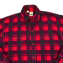 Load image into Gallery viewer, Vintage RHINOCEROS Lumberjack Plaid Check Fleece Flannel Over Shirt