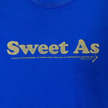 Load image into Gallery viewer, Early 00's Global Culture SWEET AS Translation Definition Novelty Spellout Graphic T-Shirt