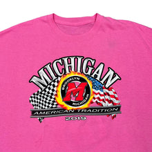 Load image into Gallery viewer, MICHIGAN (2019) "Live Free Race Hard" Speedway Motorsports Racing Spellout Graphic T-Shirt