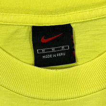 Load image into Gallery viewer, Vintage NIKE Black Label Classic Basic Embroidered Mini Swoosh Logo Yellow Cotton T-Shirt