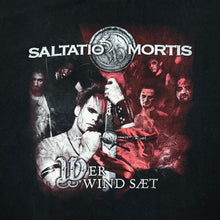 Load image into Gallery viewer, SALTATIO MORTIS "Wer Wind Saet" Graphic Spellout Medieval Folk Heavy Metal Music Band T-Shirt
