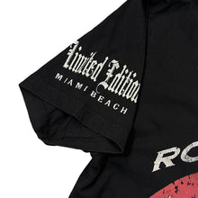 Load image into Gallery viewer, ROBERTO GEISSIN COUTURE Gothic Y2K Style Spellout Graphic V-Neck T-Shirt