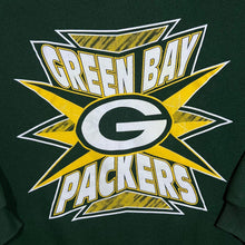 Load image into Gallery viewer, Vintage 90's Logo 7 NFL Green Bay Packers Football Graphic Green Sweatshirt