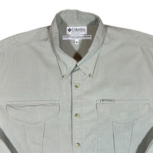 Load image into Gallery viewer, Vintage COLUMBIA Made In Thailand Beige Long Sleeve Cotton Utility Shirt