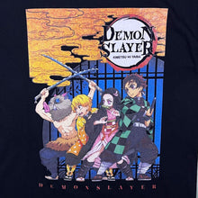 Load image into Gallery viewer, Demon Slayer "Kimetsu No Yaiba" Anime Manga TV Show Graphic Black T-Shirt