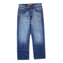 Load image into Gallery viewer, Early 00's MECCA USA Hip Hop Y2K Straight Leg Classic Blue Denim Jeans