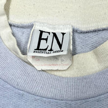 Load image into Gallery viewer, Vintage 90's ESSENTIAL NEEDS Snowy Winter Village Scene Graphic Double Collared Sweatshirt