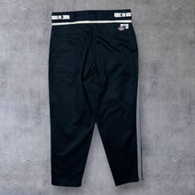 Load image into Gallery viewer, Dickies Striped Tape Black Skater Workwear Straight Leg Chino Trousers