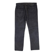 Load image into Gallery viewer, CALVIN KLEIN CK JEANS Charcoal Black Corduroy Cord Straight Leg Trousers