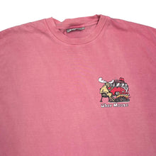 Load image into Gallery viewer, Early 00's UBER MOOSE "Start When You Stop" Cartoon Spellout Graphic Faded T-Shirt