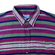 Load image into Gallery viewer, Vintage 90's Charles Crazy Abstract Patterned Long Sleeve Cotton Flannel Shirt