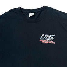 Load image into Gallery viewer, HAWG HALTERS INC. Gothic Biker Tattoo Spellout Graphic T-Shirt