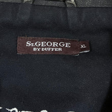 Load image into Gallery viewer, Early 00's ST. GEORGE BY DUFFER Debenhams Faded Black Distressed Heavy Cotton Chore Jacket