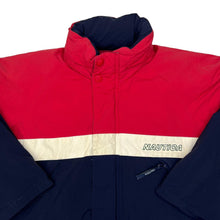 Load image into Gallery viewer, Early 00’s NAUTICA “Blue Water Challenge” Colour Block Duck Down Filled Padded Puffer Jacket